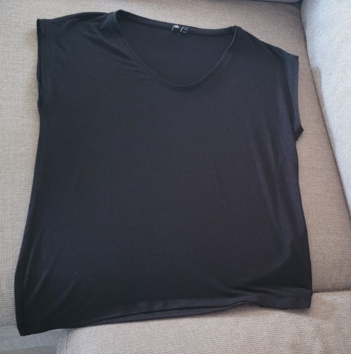 Schwarzes damen shirt - schwarzes, t-shirt