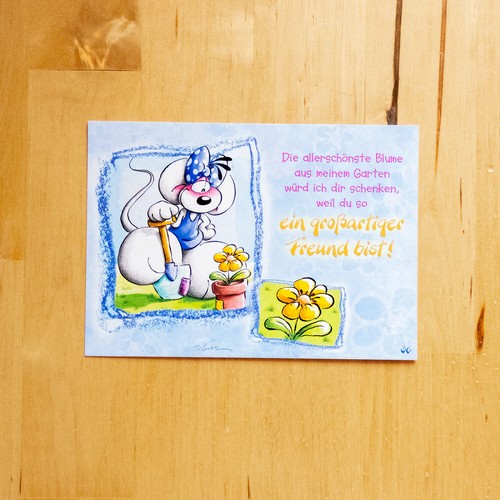 Diddl effektkarte mit duft - effektkarte,