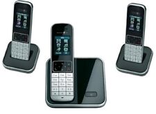 Telekom Sinus 605 Trio Schnurloses Design Telefon mit 3 Mobilteilen Schnurlos De