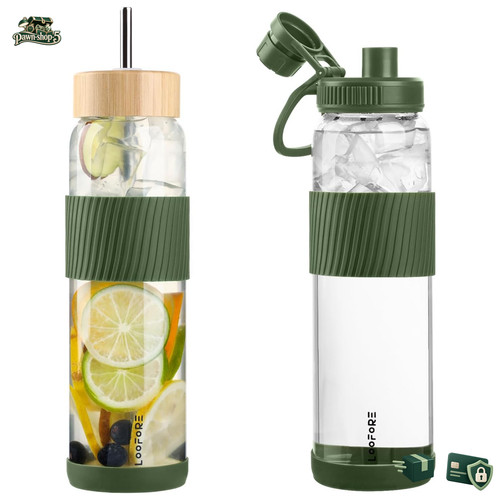 Glasflasche liter - glasflasche, 1