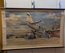 Schulwandkarte rollkarte ddr - schulwandkarte,