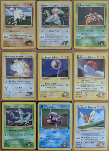 Vintage pokemon karten - pokemon,