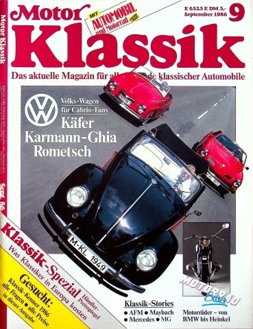 Motor klassik 1986 vw - motor,