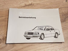 Betriebsanleitung Mercedes W 124 200 250 300 D Diesel 4Matic Bedienungsanleitung