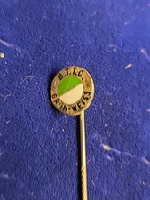 Alte Anstecknadel Berliner Tisch Tennis Club Grün Weiss 800er Silber [203]