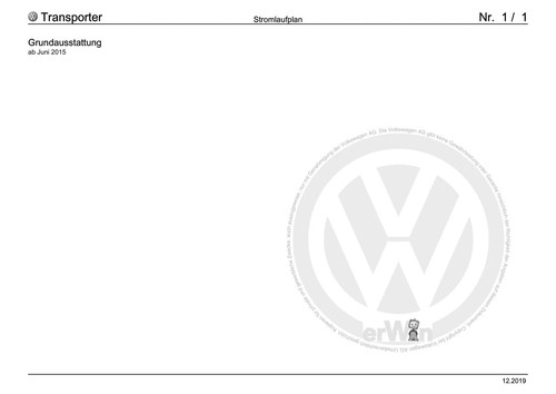 Transporter stromlaufplan - vw,