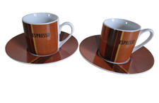 2 x Espresso Tasse mit Untertasse - KÖNITZ - TOP!
