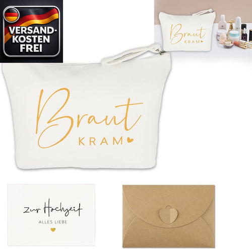 Kosmetiktasche hochzeit braut - hochzeit,