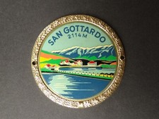 Alte Plakette San Gottardo