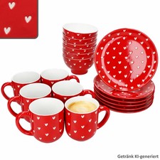 Love 18tlg Frühstücksset