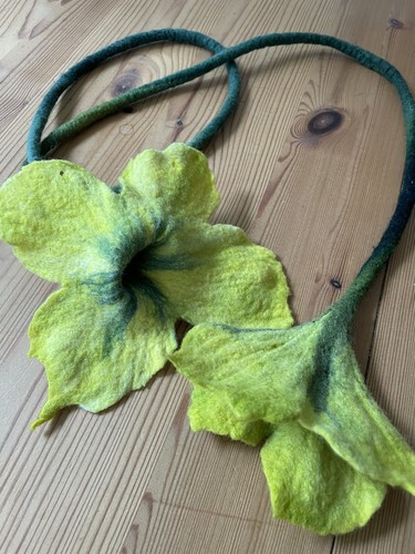 Filzblume girlande deko - filzblume,