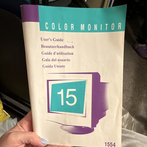 Color monitor benutzerhandbuch - color,