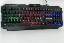 QWERTY Italienisches Layout G-Lab Gaming Tastatur beleuchtet PC USB KEYZ 120