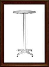 Neu alu bistrotisch stehtisch - alu,