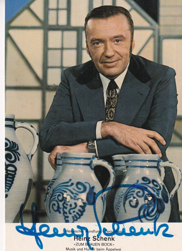 Autogramm heinz schenk zum - -,