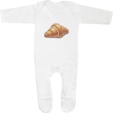 Baby Strampler Jumpsuits / Schlafanzüge "Single Croissant" (SS051222)