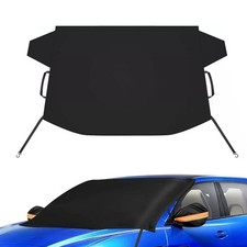 Schwarz Auto Windschutzscheibe