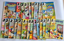 25  x Disney  MICKY MAUS Hefte Jahrgang 1980-1987 Hauptsächlich 1986