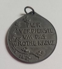 Preussen Rote Kreuz Medaille 3. Klasse 1898 in Stahl