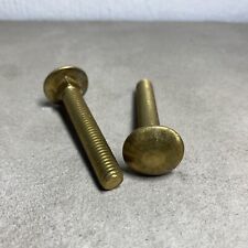 Flachkopfschraube, Flachrundkopf Schraube mit Vierkant – Messing, M8 x 55 mm