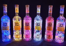 Ouzo 12 Gold Flaschenlampe mit