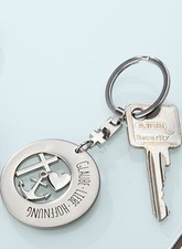 1 x Schlüsselanhänger Metall