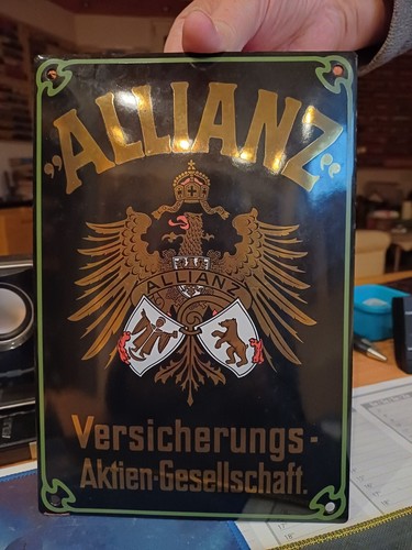 Blechschilder allianz - blechschilder,