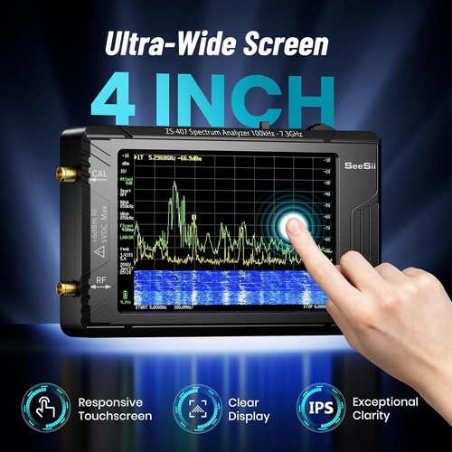 4in 100khz 3ghz spectrum - 100khz-7.3ghz,