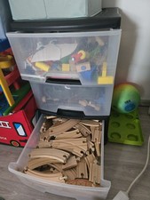 Holz Eisenbahn Set XXL  drei Set zusammen 