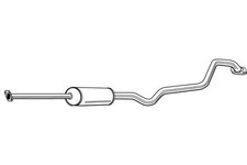 VEGAZ DS-234 Mittelschalldämpfer Schalldämpfer