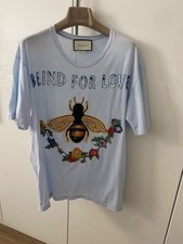 Original Gucci T-shirt mit Pailletten und Stickerei Oversize fällt riesig aus