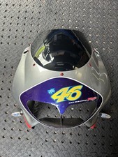 Aprilia RS125 Nasenkegel Verkleidung Panel Rossi Rep 1997 mit Rauchscheibe