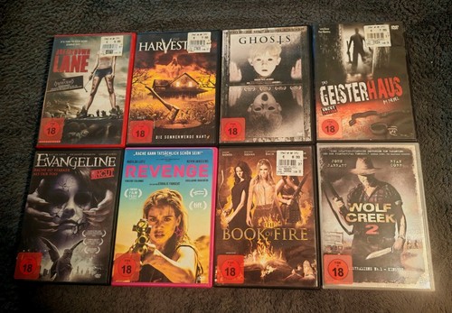Horror action dvd sammlung - dvd, 8x