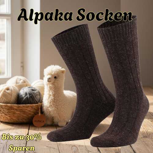 Paar alpaka wollsocken - 2,