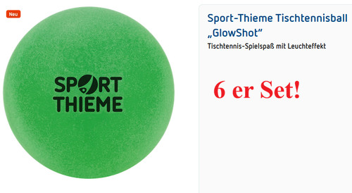 Sport thieme tischtennisball - sport,