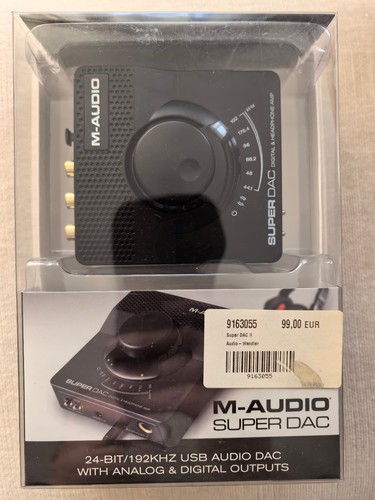 Audio super dac neu ovp - m-audio, in