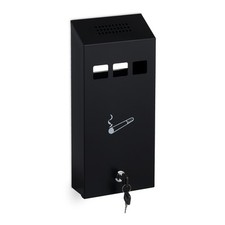 Wandaschenbecher Hängeaschenbecher Außenascher Metallascher verschließbar