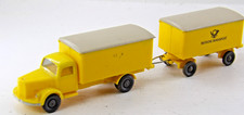 Wiking 1:87  - Mercedes MB 3500mit Anhänger Post  CS 1015/2 + 1023/2A