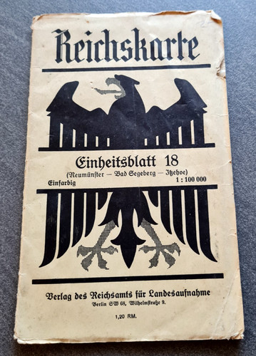 Reichskarte einheitsblatt 18 - -,