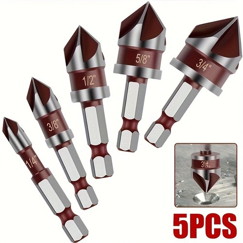 Teiliges hss senkbohrer set - hss, senkbohrer-set
