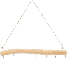 7 Haken 40CM Deko Holzstange