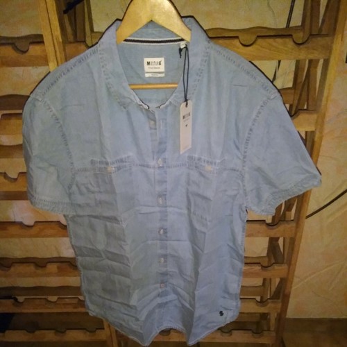 Mustang jeanshemd kurzarm - jeanshemd, /