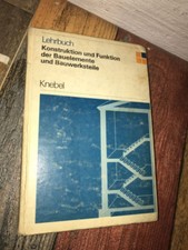 DDR Fachbuch Konstruktion und Funktion der Bauelemente und Bauwerksteile, Lehrbu