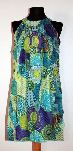 Bluse lang retro tunika - bluse,