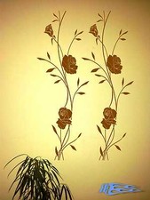 Wandtattoo 2 Blumenranken