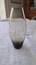 Vintage Mid Century Glasvase Rauchglas braun Farbverlauf WMF Wagenfeld?