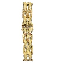 14 karat Gold Armband Fassonarmband 585 2,3cm