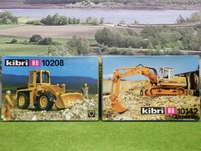 Kibri 10142 10208 H0 Bausatz Liebherr Bagger 922 + Radlader Faun  (VH) C1059