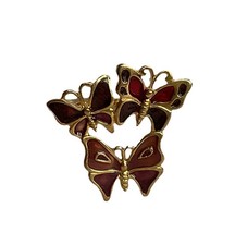 Schöne Schmetterlings Brosche