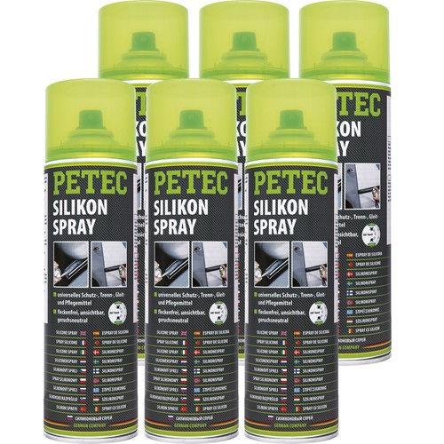 Petec silikonspray 500ml - 6x,